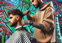 T&aacute;c động của văn h&oacute;a v&agrave; nghệ thuật đường phố đến phong c&aacute;ch barber hiện đại